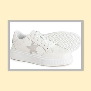 VINTAGE HAVANA LAUREE TAB PLATFORM COURT SNEAKERS